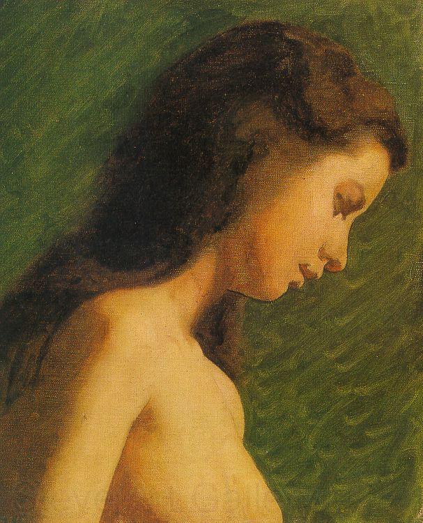 Thomas Eakins Study of a Girl Head Germany oil painting art